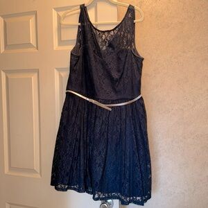 Size 16, Jessica Howard, navy lace dress
